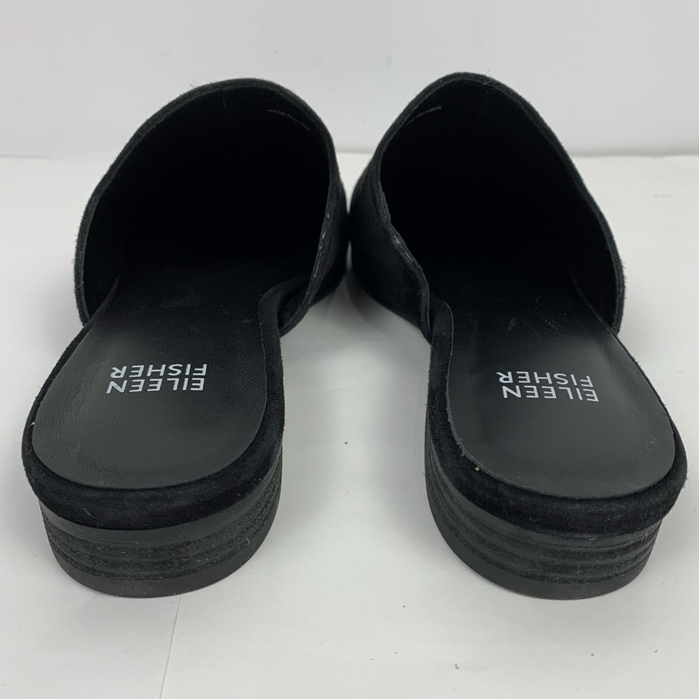 NEW Eileen Fisher Dion Mule in Black Suede - Picture 6 of 6